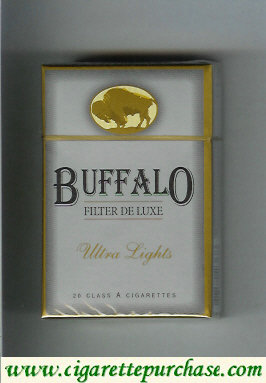 Buffalo Ultra Lights cigarettes Filter De Luxe